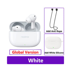 New Realme Buds T300 True Wireless Earphone 30dB Active Noise Cancelling - GL White n White