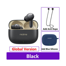 New Realme Buds T300 True Wireless Earphone 30dB Active Noise Cancelling - GL Black n Blue