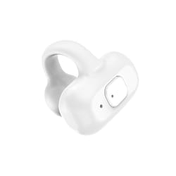 TWS Bluetooth 5.3 Ear Clip on Headphones Wireless Earphones Earclip HiFi - White