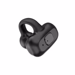 TWS Bluetooth 5.3 Ear Clip on Headphones Wireless Earphones Earclip HiFi - Black