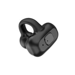 TWS Bluetooth 5.3 Ear Clip on Headphones Wireless Earphones Earclip HiFi - Black