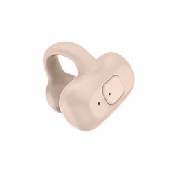 TWS Bluetooth 5.3 Ear Clip on Headphones Wireless Earphones Earclip HiFi - Khaki