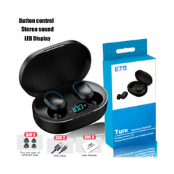 E7S Wireless Bluetooth Earphones Earset Stereo Headphones Sport Noise - Black