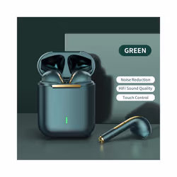 Earbuds True Wireless Earphone Noise Cancelling Update Bluetooth 5.3 Headset - green