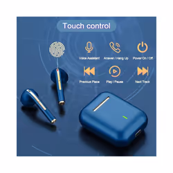 Earbuds True Wireless Earphone Noise Cancelling Update Bluetooth 5.3 Headset - White