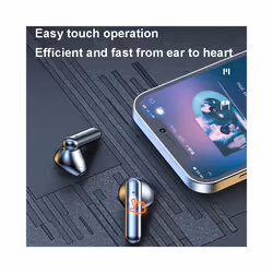 TWS Bluetooth 5.3 Earphones Wireless Headphones Sports Gaming Headset - Black