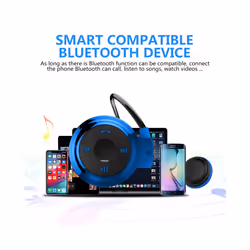 Sport Wireless Bluetooth-compatib Headphones Stereo Earphones Mp3 Music - Black