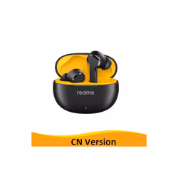 CN Version realme Buds T100 TWS Earphone Bluetooth 5.3 AI Niose Cancelling - Black