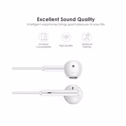 USB-C Headphones For Apple iPhone 15 Pro Max 14 13 12 11 Wired Earphones - USB-C