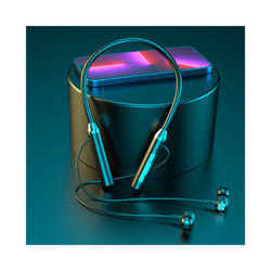 9D Stereo Surround Bluetooth Headphone Wireless Bluetooth 5.0 Sport Neckband - Black