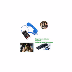 3.5mm Universal Phone Telephone Radiation-proof Receivers Cellphone Handset - Yellow