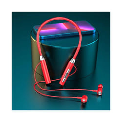 Wireless Bluetooth Earphone Magnetic Neckband Sport Headset TWS Bluetooth - Red