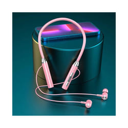 Wireless Bluetooth Earphone Magnetic Neckband Sport Headset TWS Bluetooth - Pink