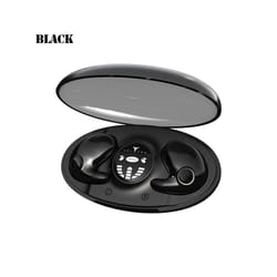 Sleep Invisible Stereo Headset IPX5 Waterproof Wireless Bluetooth Earphone - Black