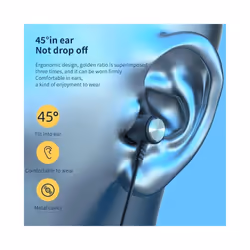 Wireless Headphones Bluetooth Neckband Magnetic Earphones Sport Running - Blue