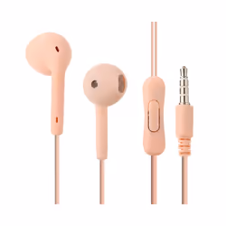 Portable Sport Earphones Wired Bass Stereo 3.5mm In-Ear Wired Hands Free - white