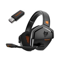 NUBWO G06 2.4G Wireless Gaming Headset for PS5 PS4 PC Laptop Noise Cancelling - Orange