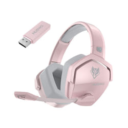 NUBWO G06 2.4G Wireless Gaming Headset for PS5 PS4 PC Laptop Noise Cancelling - Pink