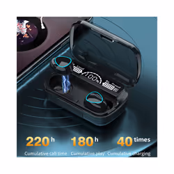 BSLIUFANG NEW Wireless Bluetooth Headset with Charge Box Earphones for - 1200mAh