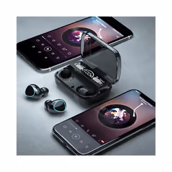 BSLIUFANG NEW Wireless Bluetooth Headset with Charge Box Earphones for - 1200mAh