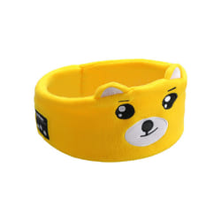 Soft Elastic Comfortable Wireless Music Earphones Kids Animal Sleeping - A