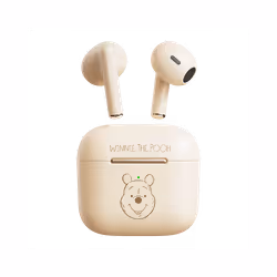 Wireless Bluetooth Headset with Mic mini Earbuds Noise Cancelling Stereo - EDx25- beige