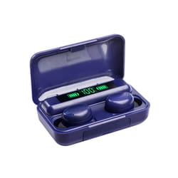 F9 Wireless Earbuds CVC 8.0 Noise Reduction 9D Hifi Stereo In Ear Headphone - Purple