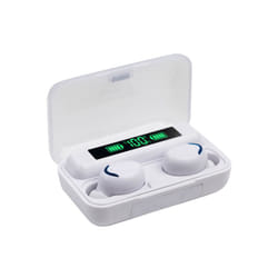 F9 Wireless Earbuds CVC 8.0 Noise Reduction 9D Hifi Stereo In Ear Headphone - White