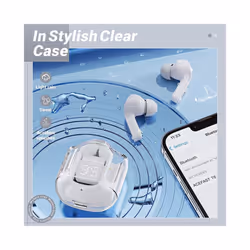 in-ear TWS Wireless Earphones Mini Pods Bluetooth 5.3 Headset ENC Sports - White