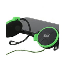 Universal Ear Hanging Earphone 3.5mm Headphones Stereo Bass Music Earphone - Green