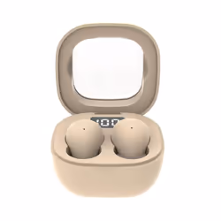 SK19 TWS Wireless Bluetooth Headphones In-Ear Invisible Sleep Earbuds - Khaki