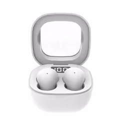 SK19 TWS Wireless Bluetooth Headphones In-Ear Invisible Sleep Earbuds - White