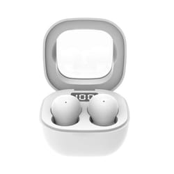 SK19 TWS Wireless Bluetooth Headphones In-Ear Invisible Sleep Earbuds - White