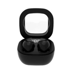 SK19 TWS Wireless Bluetooth Headphones In-Ear Invisible Sleep Earbuds - Black