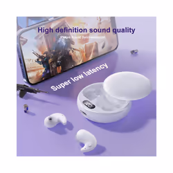 Sleep Earbuds Tiny Mini Invisible Headphones Hidden Noise Reduction TWS - Black