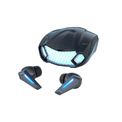 New Wireless Headphones LED Light Game Earbuds with Mic Bluetooth Earphones - Black