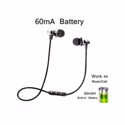 Earphone Bluetooth Wireless Headphones TWS Headset Earbuds Microphone - Blue