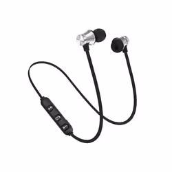 Earphone Bluetooth Wireless Headphones TWS Headset Earbuds Microphone - Silvery
