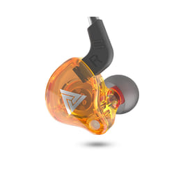 QKZ AK6 Copper Driver HiFi Wired Earphone Race Sport Headphone Bass Stereo - AK6 Orange
