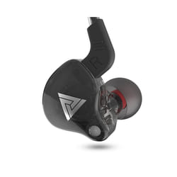 QKZ AK6 Copper Driver HiFi Wired Earphone Race Sport Headphone Bass Stereo - AK6 Black