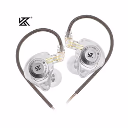 KZ EDX PRO X Wired Earphones HIFI Stereo Bass Music Earbuds In Ear Sport - EDxProx Clear NOMIC