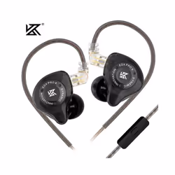 KZ EDX PRO X Wired Earphones HIFI Stereo Bass Music Earbuds In Ear Sport - EDxProx Black MIC