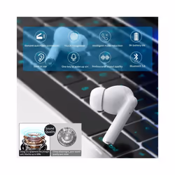 PRO10 Wireless Earphone Bluetooth 5.3 Headphones Sport Gaming Headsets - PURPLE