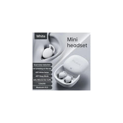2024 NEW Wireless Mini Sleep Bluetooth Earbuds APP Headphones Noise Cancelling - White