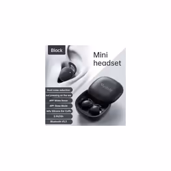 2024 NEW Wireless Mini Sleep Bluetooth Earbuds APP Headphones Noise Cancelling - Black