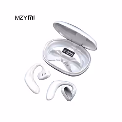 MZYMI Wireless Earphone S900 Bone Conduction Open Ear Headphone Bluetooth - WHITE