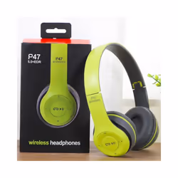 Bluetooth 5.0 P47 TWS Stereo Headphone Bluetooth Earphones Music Headset - Green