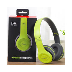 Bluetooth 5.0 P47 TWS Stereo Headphone Bluetooth Earphones Music Headset - Green