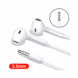 Headphones For Apple iPhone 14 Wired Bluetooth Earphones 13 12 11 Pro - 3.5MM