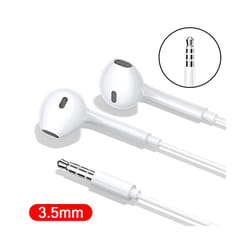 Headphones For Apple iPhone 14 Wired Bluetooth Earphones 13 12 11 Pro - 3.5MM